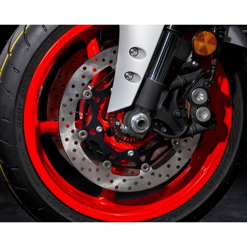 320mm Dual Front Discs with ABS