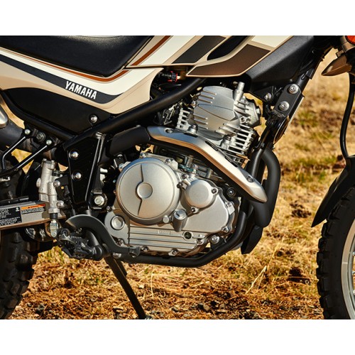 Air-cooled 250cc four-stroke